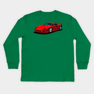 f40 Kids Long Sleeve T-Shirt